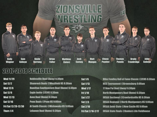 2017 ZCHS Wrestling Team